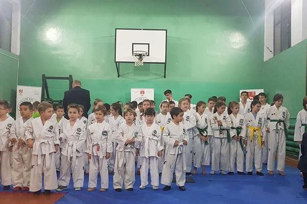 Zeci de copii au concurat la Cupa ”1 decembrie” la taekwon-do