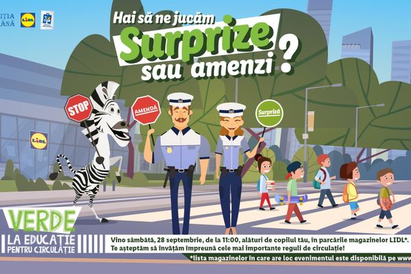 Lidl și Poliția Română dau ”Verde la educație pentru circulație”