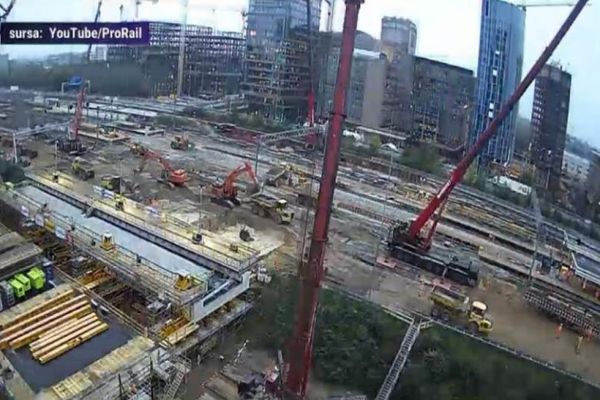 Tunel construit în 4 zile la Amsterdam 