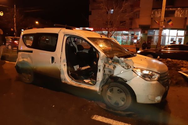 Accident rutier în intersecția de la Iris - FOTO&amp;VIDEO