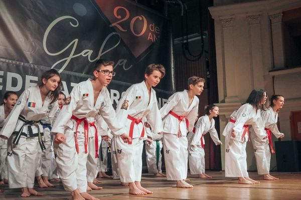 Antrenori vasluieni de Taekwon-do premiați la Sibiu
