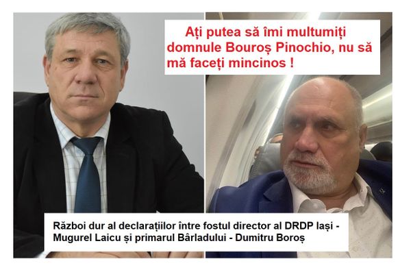Război total: „Să vă fie rușine domnule Bouroș Pinochio de Bârlad...”