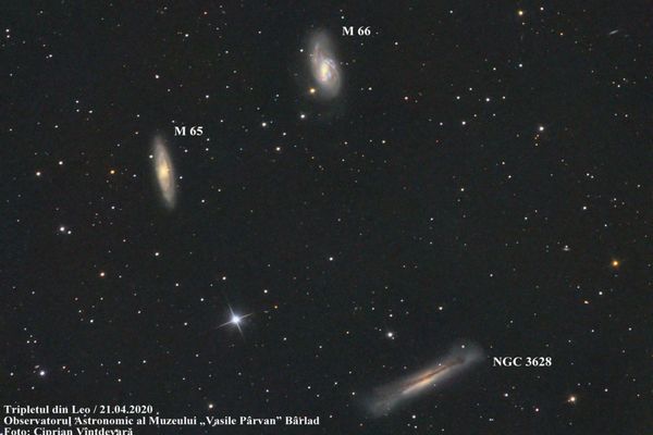 Astronomul Vîntdevară LOVEȘTE din nou! Fotografie în PREMIERĂ: galaxii aflate la 35 de milioane de ani lumină, fotografiate de la Observatorul Astronomic din Bârlad