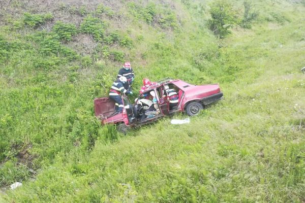 Accident rutier la Pogana - VIDEO