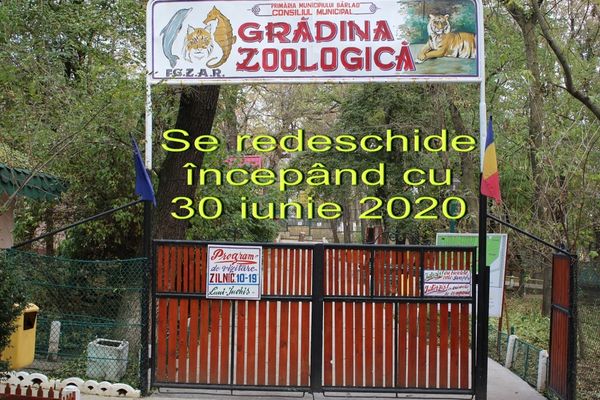 Se redeschide Grădina zoo din Bârlad!