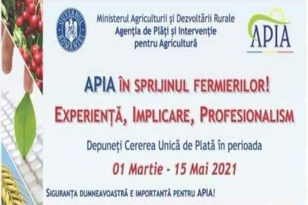  S- a dat startul Campaniei de informare privind primirea Cererilor Unice de Plată în anului 2021
