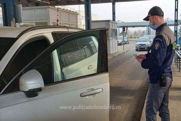 Autovehicul căutat de autoritățile spaniole, descoperit la frontiera de est 