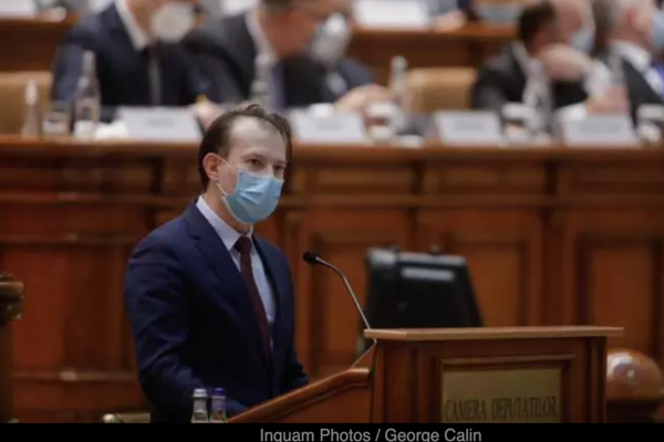 Florin Cîțu prezintă PNRR în plenul reunit