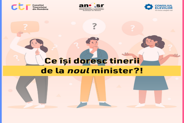 Ce își doresc tinerii de la noul minister