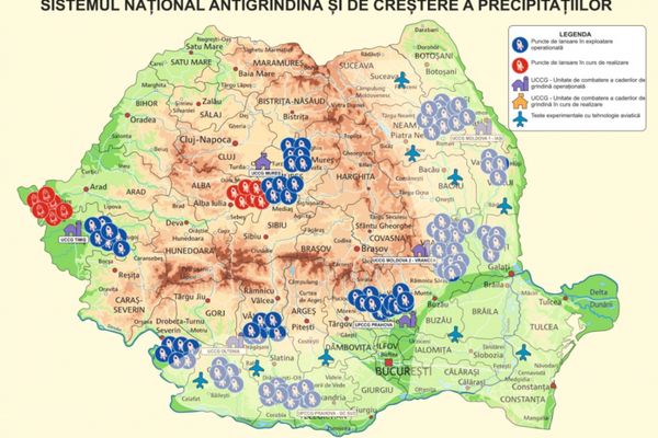 A început sezonul de combatere a căderilor de grindină aprilie-octombrie 2022! UCCG Iași asigură protecția culturilor agricole din județele Iași și Vaslui