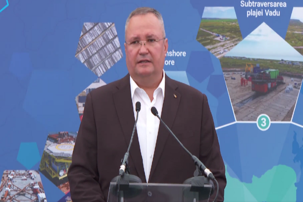 VIDEO Începe producţia de gaze naturale din Marea Neagră. Ciucă: Vom ajunge să asigurăm 90% din necesarul de consum al României