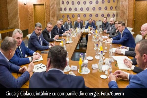 Criza din energie. Întâlnire la Palatul Victoria între liderii Coaliției și companiile din energie