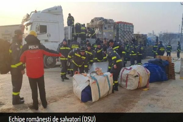 Salvatorii români trimiși în Turcia au intrat în acțiune. Primele imagini de la operațiuni