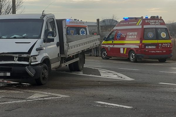 Accident în Simila! Două persoane au ajuns la spital
