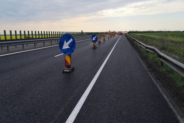 TRAFIC RESTRICȚIONAT PENTRU DESFĂȘURAREA DE LUCRĂRI PE AUTOSTRADA A1 BUCUREȘTI - PITEȘTI