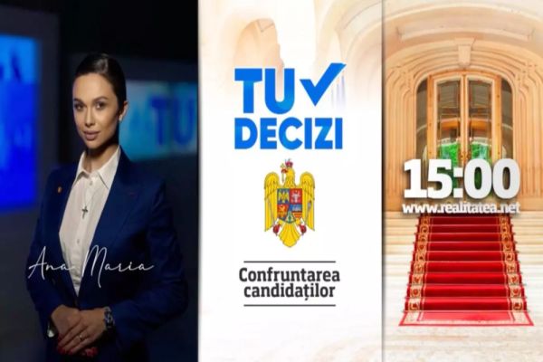 CONFRUNTAREA CANDIDAȚILOR PE DRUMUL SPRE COTROCENI SE VEDE PE REALITATEA.NET! ANA MARIA PĂCURARU, TUR DE FORȚĂ: TU DECIZI ÎN ZIUA VOTULUI!