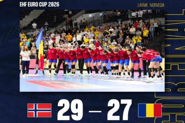 HANDBAL FEMININ: ROMÂNIA, ÎNVINSĂ DE NORVEGIA CU 29-27 ÎN PRELIMINARIILE EHF EURO CUP 2026