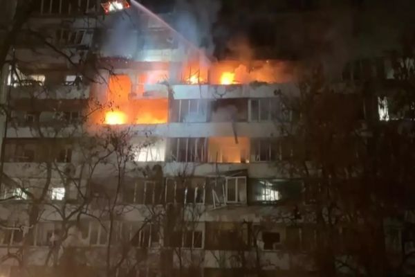 Atac nocturn masiv asupra Ucrainei