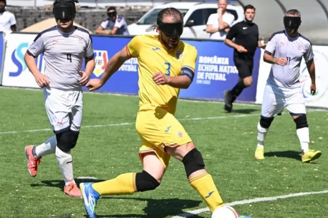 Fotbal: Naționala de nevăzători a României, la Campionatul European