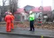 Bârlad: un autoturism a derapat și a rupt o țeavă de gaz - VIDEO