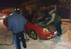 Bârlad: motorul unei mașini a luat foc pe o stradă din Podeni