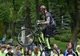 Show pe bicicletă cu Gabi Orban la Vaslui