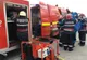 Exercițiu ISU în Stația CFR Bârlad: pompierii au intervenit pentru a stinge un incendiu izbucnit la o locomotivă