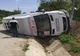 Microbuz cu 7 persoane răsturnat în localitatea Morăreni - VIDEO