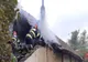 Incendiu la Oșești: gospodărie în flăcări din cauza unui coș de fum defect