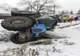 Un bărbat a ajuns la spital după ce s-a răsturnat cu tractorul în șanț