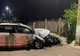 O mașină s-a izbit într-un stâlp la Bursuci. O gravidă și un copil în vârstă de doi ani, transportați la spital