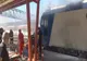 Incendiu izbucnit în interiorul unei locomotive staționate în gara din Vaslui