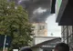 Incendiu puternic la acoperișul unui bloc din Huși