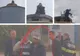 VIDEO. Un bărbat din Bârlad a aruncat cu pietre în negociatorul care voia să-l salveze de pe un turn înalt de 30 de metri