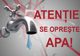 Joi - 20 septembrie, se oprește apa în tot Bârladul