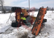 Docăneasa: Un utilaj de deszăpezire a fost lovit de un tren