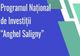 PROGRAMUL DE INVESTIȚII "ANGHEL SALIGNY", ÎN DEZBATEREA COALIȚIEI DE GUVERNĂMÂNT